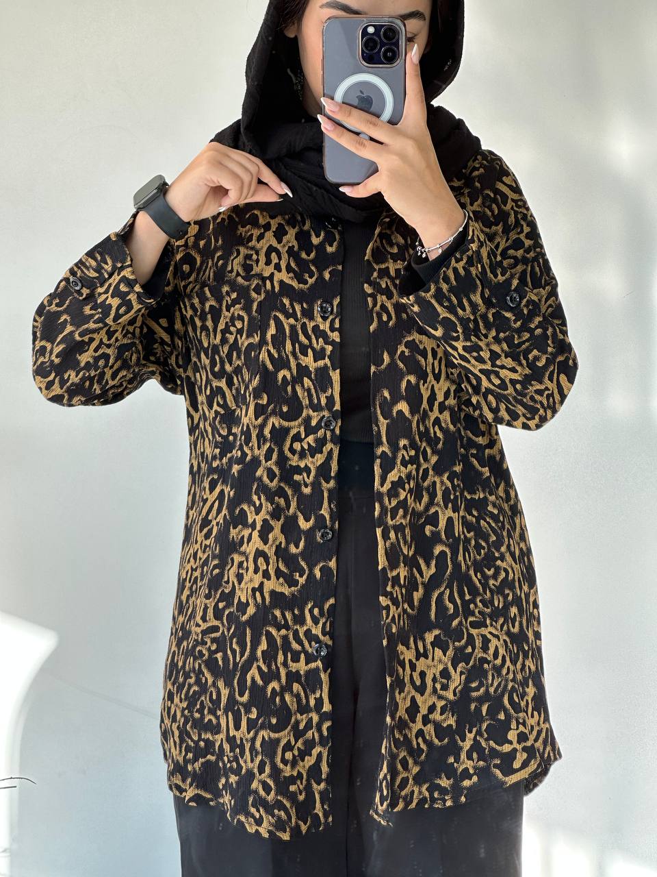 شومیز پلنگی آلما